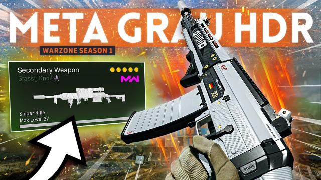The Season 4 META GRAU + HDR Loadout in Warzone is still REALLY STRONG! (Best Class Setup)