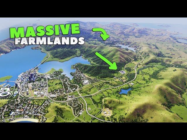 MASSIVE Farmlands | Cities Skylines: Oceania 35