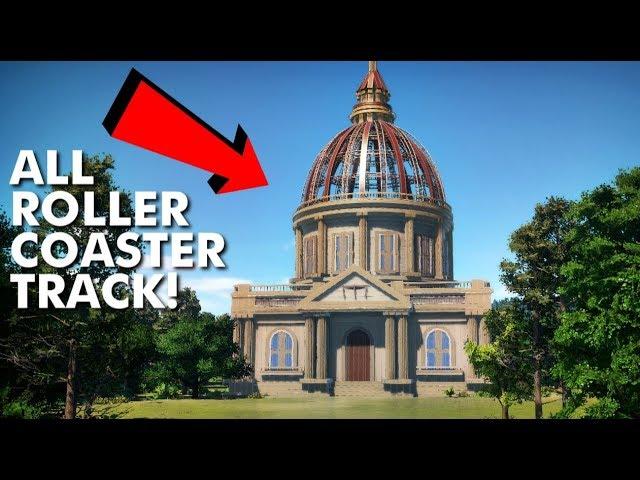 I Built a Baroque Church in Planet Coaster Using Roller Coaster Track