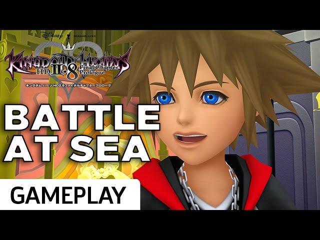 Kingdom Hearts HD 2.8 - Ursula Boss Fight Gameplay