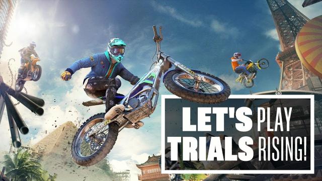 Let's Play Trials Rising: TANDEM BIKING, LIVE FART DIE YOUNG - Trials Rising gameplay