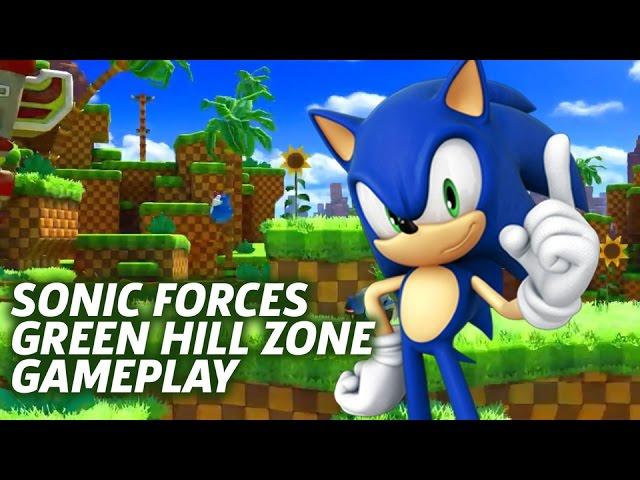 Sonic Forces: Classic Sonic - Official Green Hill Zone Gameplay