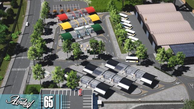 Cities Skylines: Arndorf - BBP International Recycling Center, Springvad Bus Depot update #65