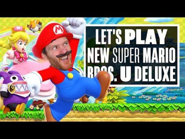 Let's Play New Super Mario Bros. U Deluxe - IT'S-A ME IAN-O!