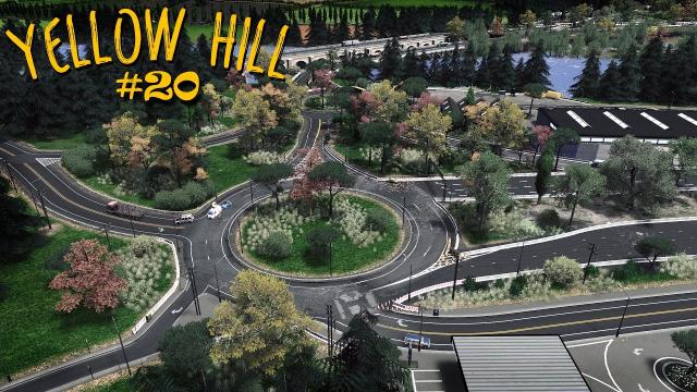 The traffic flow in Yellow Hill | For traffic lovers | S2 EP20 | Cities Skylines