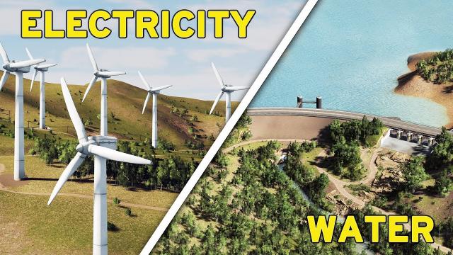Electricity and Water | Cities Skylines: Oceania 09