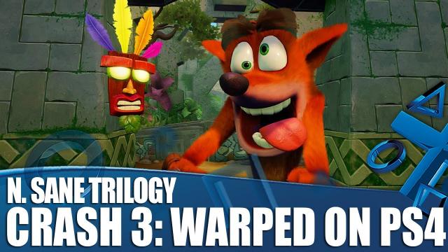 Crash Bandicoot N. Sane Trilogy - First Look At Crash 3: Warped on PS4!