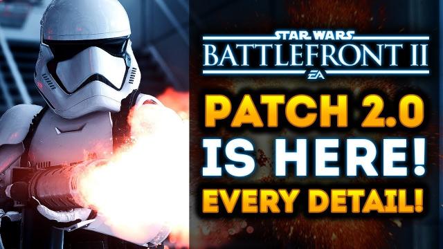 Star Wars Battlefront 2 - Patch 2.0 FULL DETAILS! Jetpack Cargo, Day Time Endor, Nerfs and Buffs!