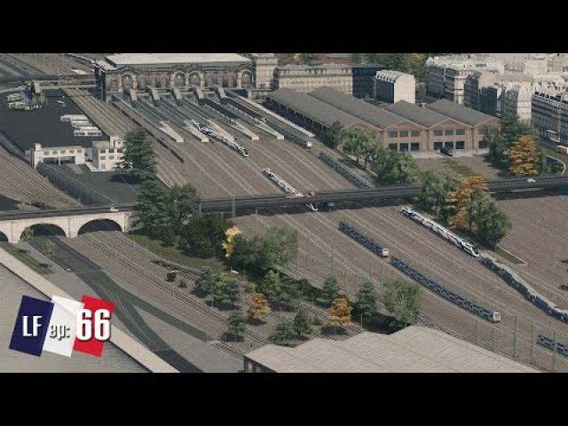 Cities Skylines: Little France - New Tram & Train Depots | Fixing a parking lot #Ep66