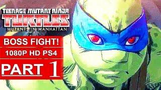 Teenage Mutant Ninja Turtles Mutants in Manhattan Gameplay Walkthrough Part 1 [1080p] No Commentary