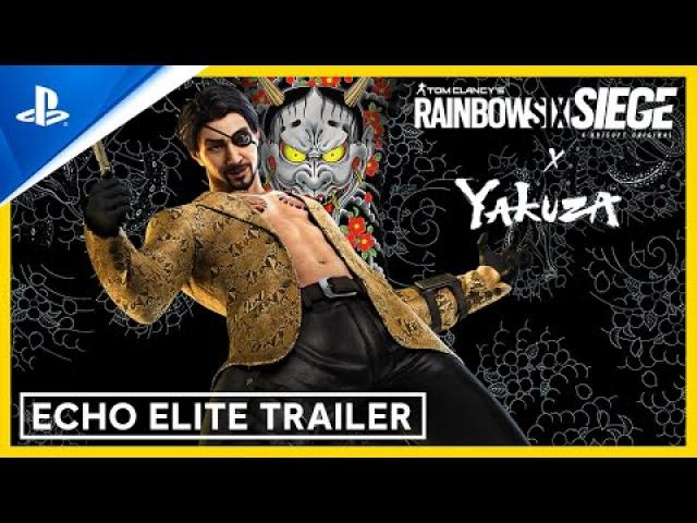 Tom Clancy’s Rainbow Six Siege - Echo Elite Set - Yakuza's Goro Majima | PS4 Games