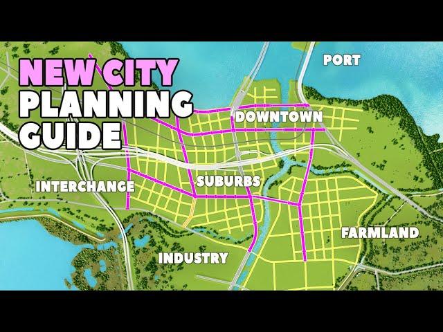 This is how I plan my cities in Cities Skylines | Sunset City 3