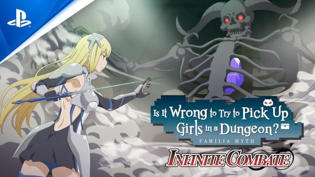 Is It Wrong to try to Pick Up Girls in a Dungeon? Infinite Combate - Release Date Trailer | PS4