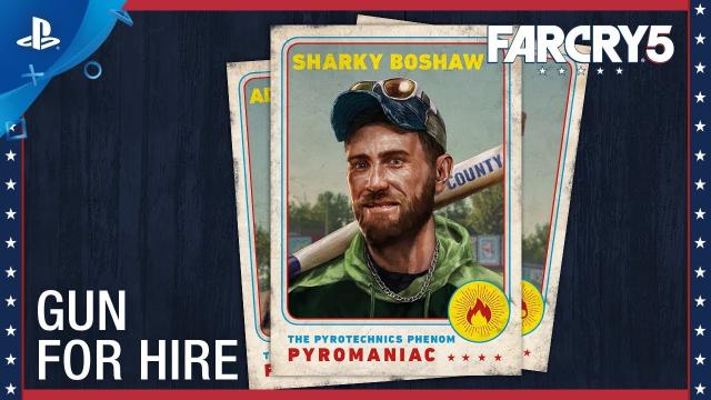Far Cry 5 - Character Spotlight: Sharky Boshaw – Gun For Hire | PS4