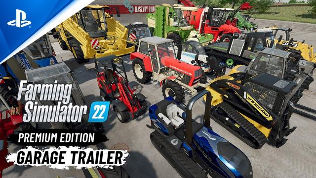Farming Simulator 22: Premium - Garage Trailer | PS5 & PS4 Games