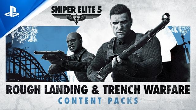 Sniper Elite 5 - Rough Landing & Trench Warfare Content Packs Trailer | PS5 & PS4 Games
