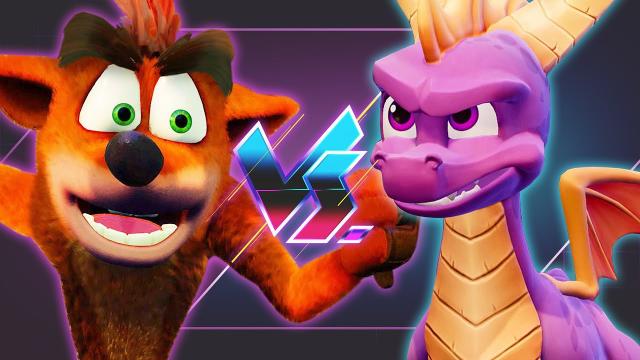 Spyro Reignited Trilogy Vs. Crash Bandicoot N. Sane Trilogy | Versus