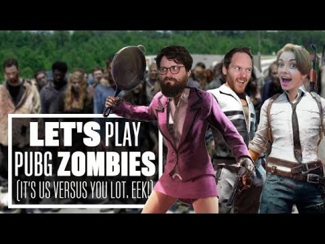 Let's Play PUBG Zombies mode! - PLEASE DON'T EAT US!!!