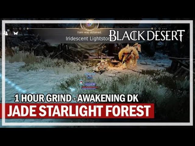 HOW MANY EMBERS? Jade Starlight Forest Grind - Awakening Dark Knight | Black Desert