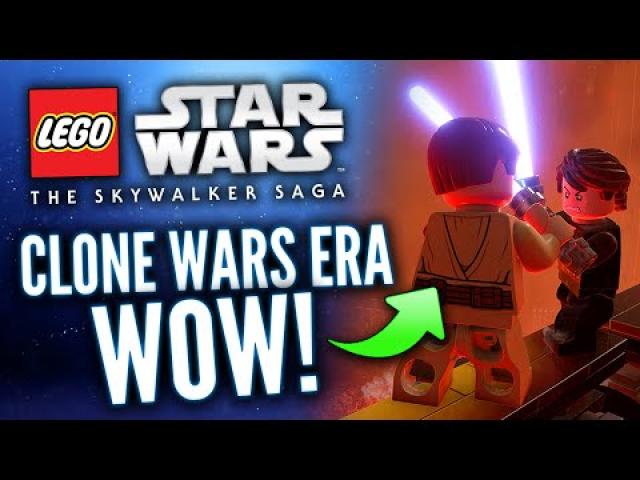 This is MASSIVE! Clone Wars Era in LEGO Star Wars The Skywalker Saga Is Bigger Than You Think!