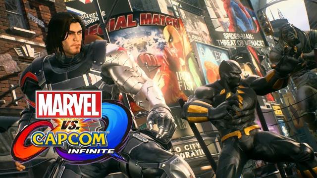 Marvel Vs. Capcom Infinite - Winter Soldier, Black Widow And Venom Character Gameplay