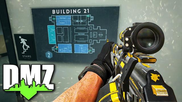 Hunting for BUILDING 21 Keycards in Warzone DMZ mode...