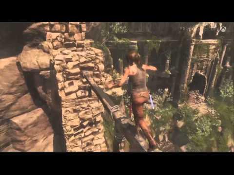 Rise Of The Tomb Raider Gameplay Trailer Gamescom 2015