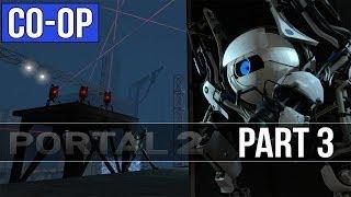 Portal 2 Co-op Walkthrough - Part 3 FRUSTRATION - Let's Play Gameplay&Commentary