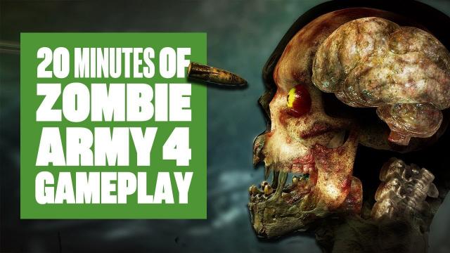20 Minutes of Zombie Army 4: Dead War Gameplay - COMMENTARY FREE ZOMBIE ARMY 4 GAMEPLAY