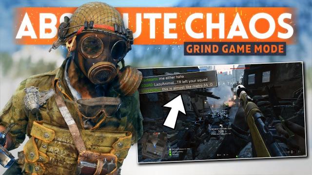 It's Absolute Chaos... AND I LOVE IT! - Battlefield 5 New "Grind" Game Mode Gameplay