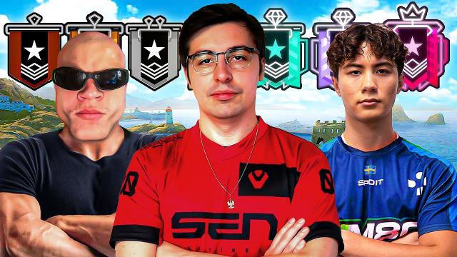 Shroud, Jynxzi & Spoit vs EVERY Rank in Rainbow Six Siege