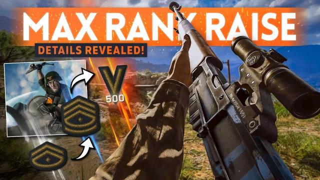 New RANKING SYSTEM Details Explained ????️ Battlefield 5 "Promotions" (Max Rank Increase)