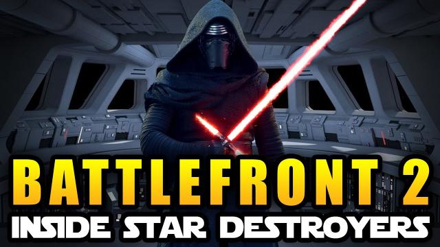 Star Wars Battlefront 2 (2017) - Star Destroyer Interior Battles Hinted at in Concept Art