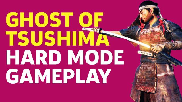 Ghost of Tsushima - Hard Mode No Techniques Gameplay