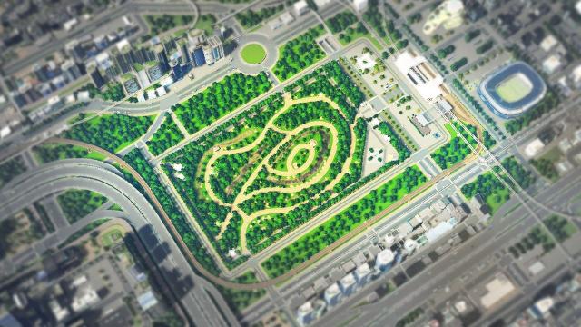 Building a PERFECT Transit Hub and Central Park in Cities Skylines