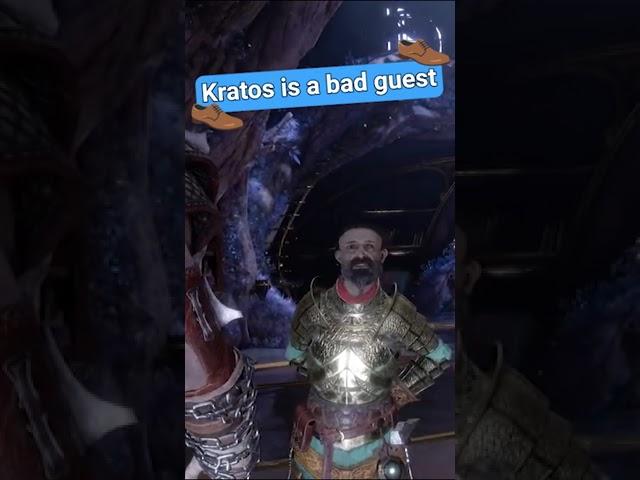 Kratos is the worst type of house guest #Shorts
