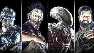 Mortal Kombat X Alien, Leatherface, Triborg, Bo Rai Cho Fatality Fatalities Brutalities Compilation