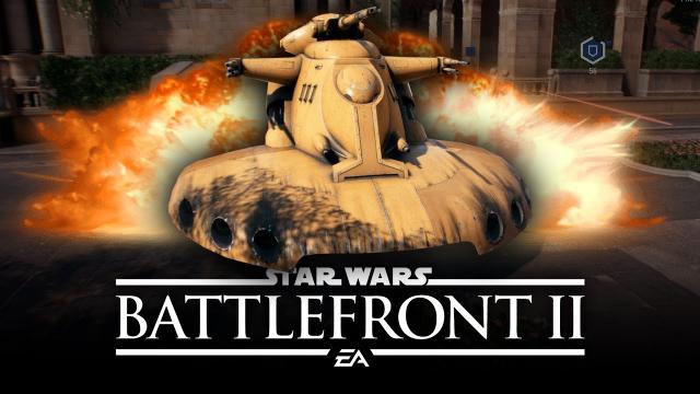 Star Wars Battlefront 2 - ALL THEED VEHICLES GAMEPLAY! AAT Tank, Vulture Droid! Vehicle Walkthrough!