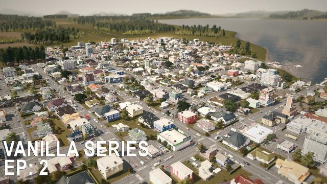 Cities Skylines 4K Vanilla Series - From 1.5K to 5K Population | Playing with Economy | EP.2