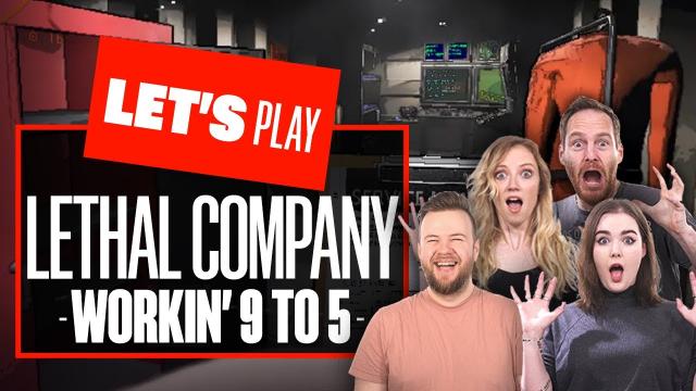 Let's Play LETHAL COMPANY - FULL 4 PLAYER HORROR CO OP! Lethal Company Co-op Horror Game Playthrough