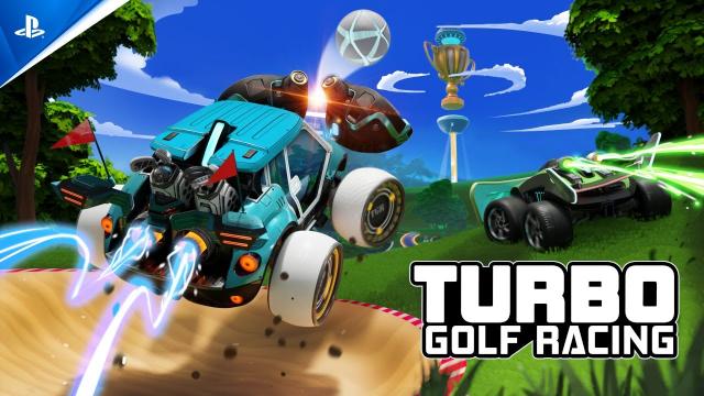 Turbo Golf Racing - Release Date Announcement Trailer | PS5 Games