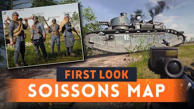 ► SOISSONS FIRST LOOK! - Battlefield 1 They Shall Not Pass DLC Gameplay