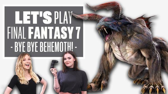 Let's Play Final Fantasy 7 Remake Episode 14 - TAKING DOWN A TYPE-0 BEHEMOTH!