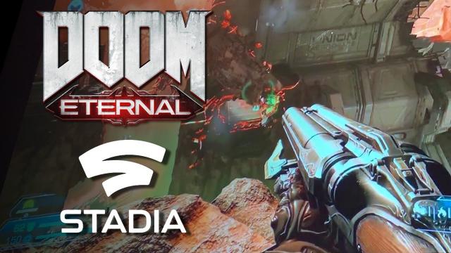 Doom Eternal Gameplay Running On Google Stadia