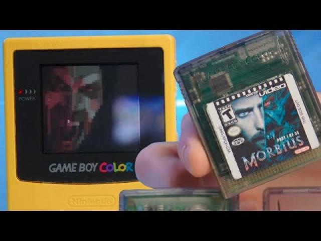 I put Morbius on a Game Boy COLOR for some reason.