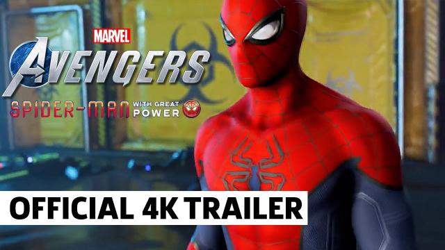 Marvel's Avengers Spider Man With Great Power Cinematic Trailer