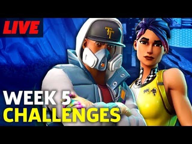 Fortnite Season 4 Week 5 Challenges and Shopping Carts