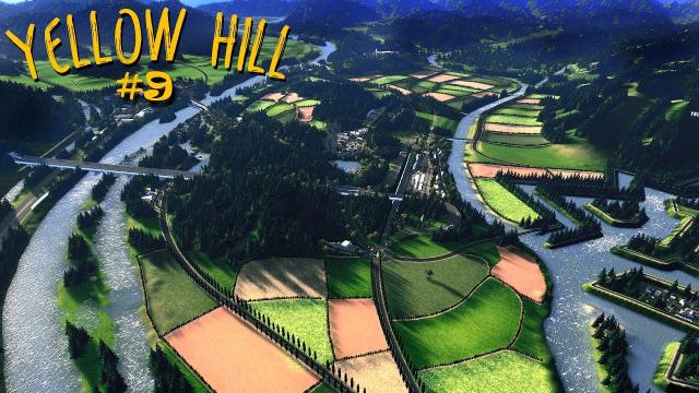 Yellow Hill - Beautiful farm fields and a Swamp | S2 EP9 | Cities Skylines Gameplay