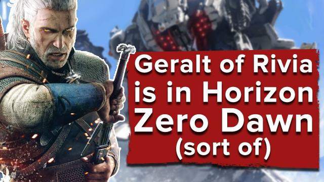 Geralt of Rivia is in Horizon Zero Dawn (sort of)
