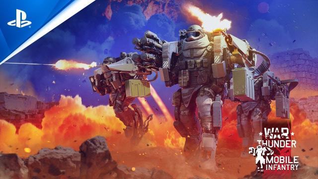 War Thunder - Mobile Infantry Update Trailer | PS5 & PS4 Games